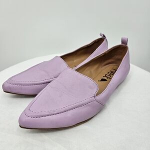 Nest Socialite Lavender Loafers Women’s 6 | Pointed Toe Flat Slip-Ons